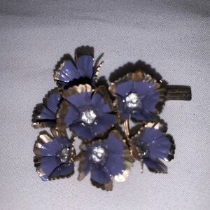 Purple Flower Brooch